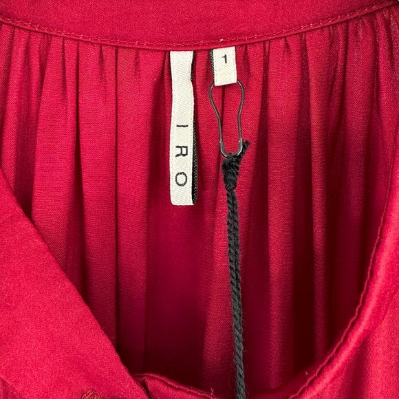 NWT IRO FW12 Joanna Burgundy Sleeveless Tunic / Mini Dress - Picture 4 of 7